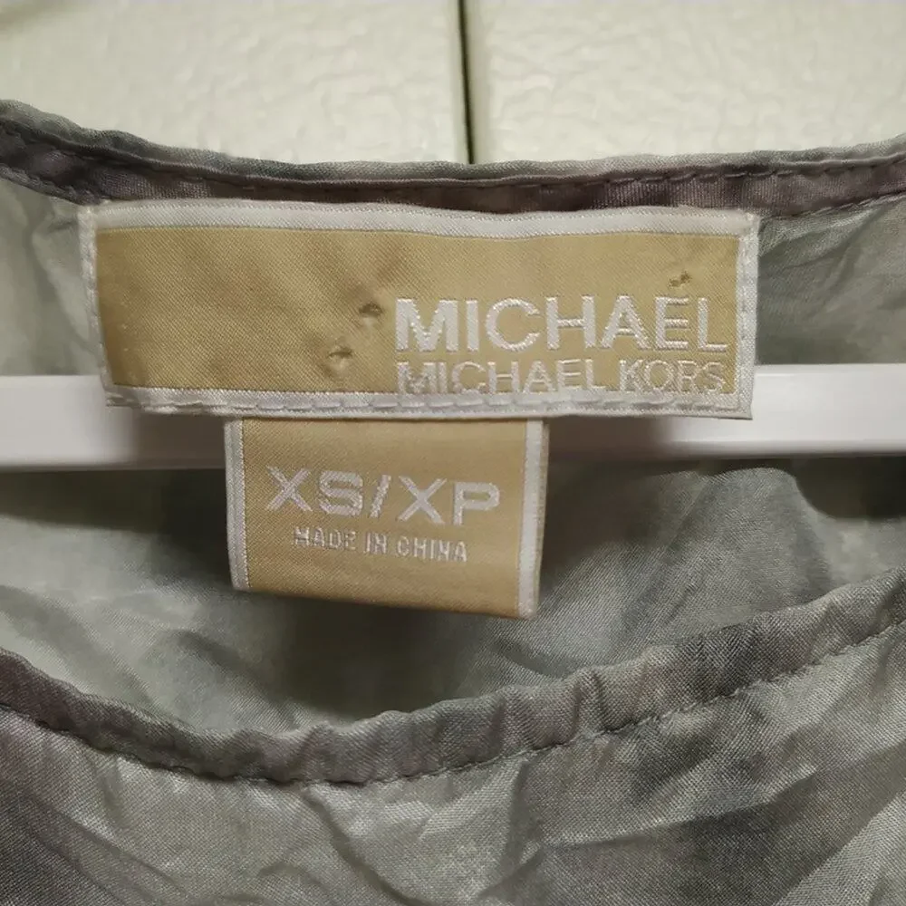 Michael Kors Petite Silk Top